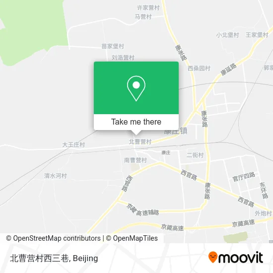 北曹营村西三巷 map