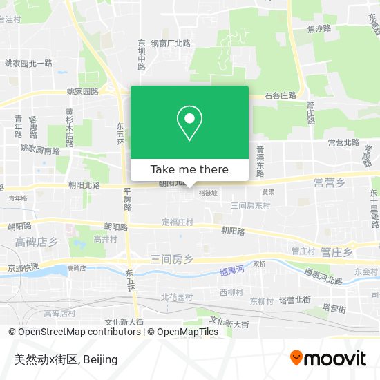 美然动x街区 map