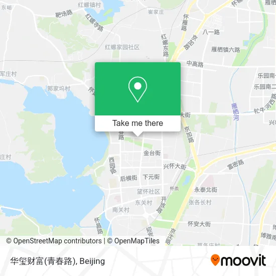 华玺财富(青春路) map