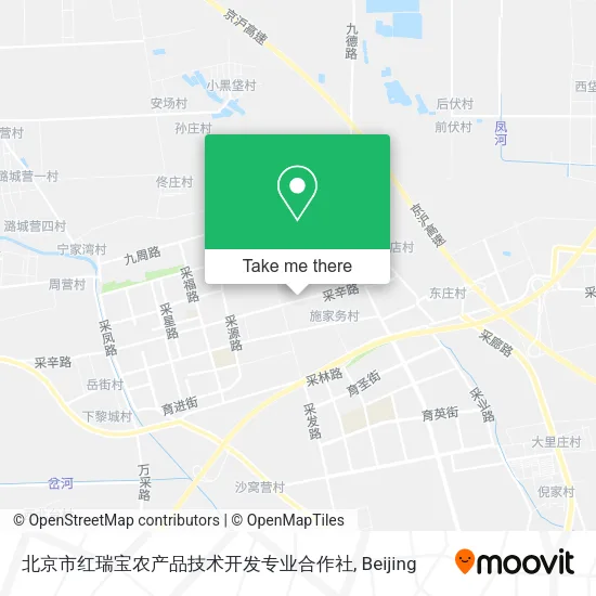 北京市红瑞宝农产品技术开发专业合作社 map