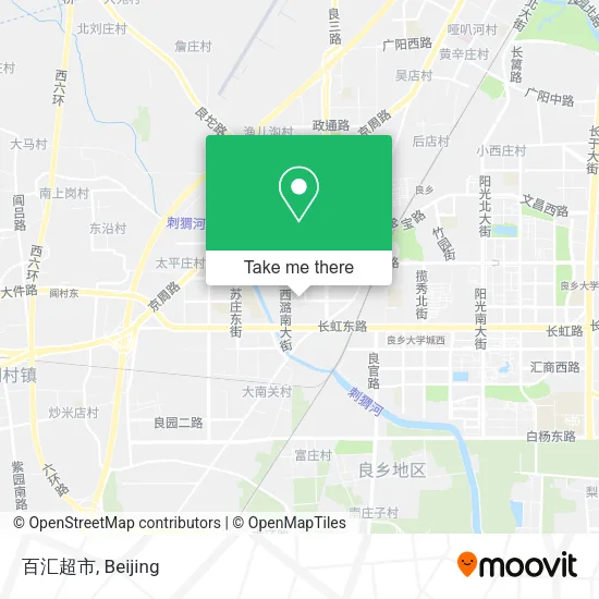 百汇超市 map