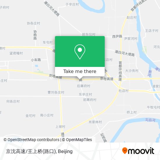 京沈高速/王上桥(路口) map