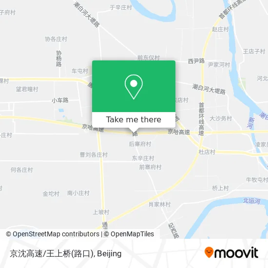 京沈高速/王上桥(路口) map