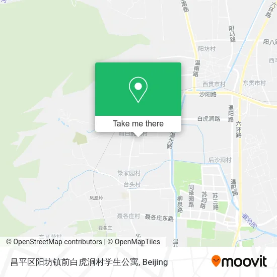 昌平区阳坊镇前白虎涧村学生公寓 map