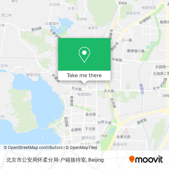 北京市公安局怀柔分局-户籍接待室 map