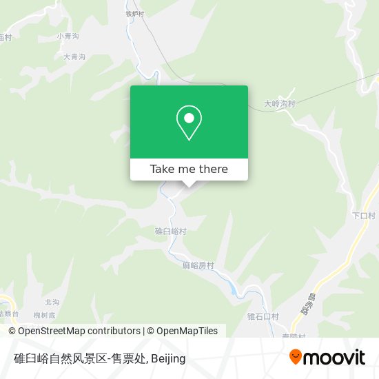 碓臼峪自然风景区-售票处 map