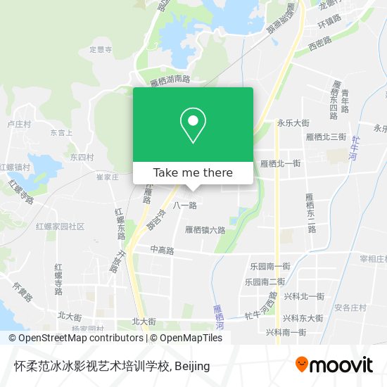 怀柔范冰冰影视艺术培训学校 map