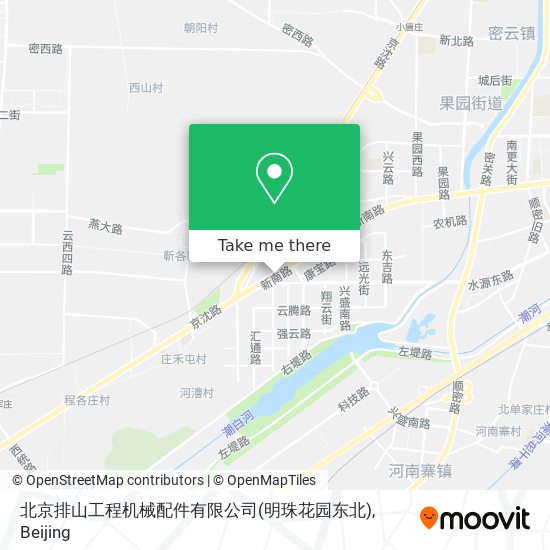 北京排山工程机械配件有限公司(明珠花园东北) map