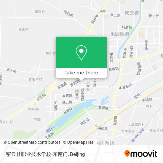密云县职业技术学校-东南门 map