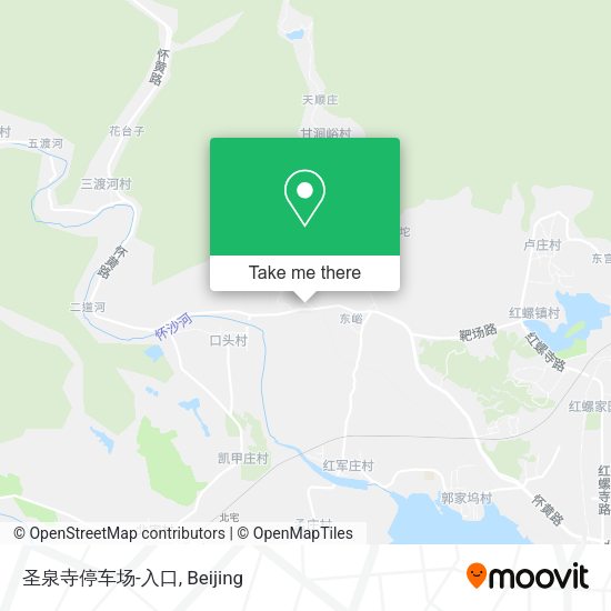 圣泉寺停车场-入口 map