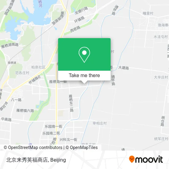 北京来秀英福商店 map