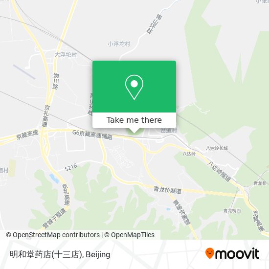 明和堂药店(十三店) map