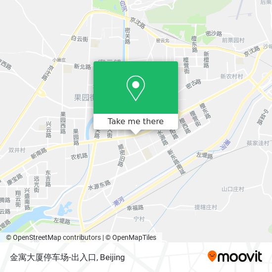 金寓大厦停车场-出入口 map