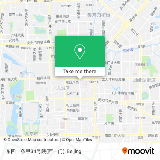 东四十条甲34号院(西一门) map