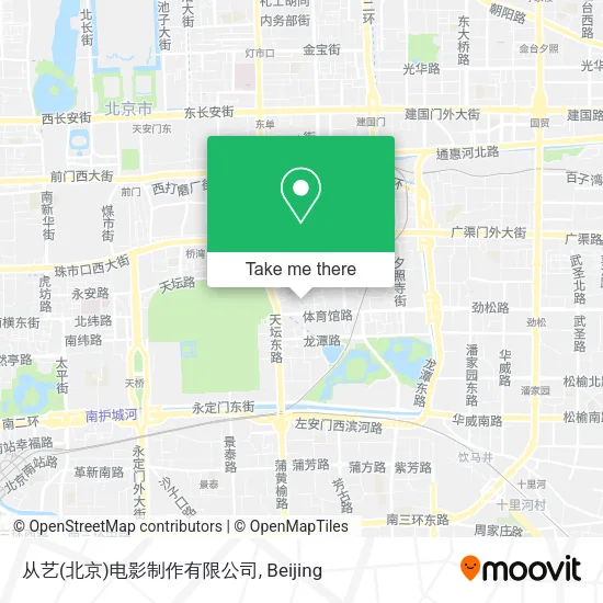 从艺(北京)电影制作有限公司 map
