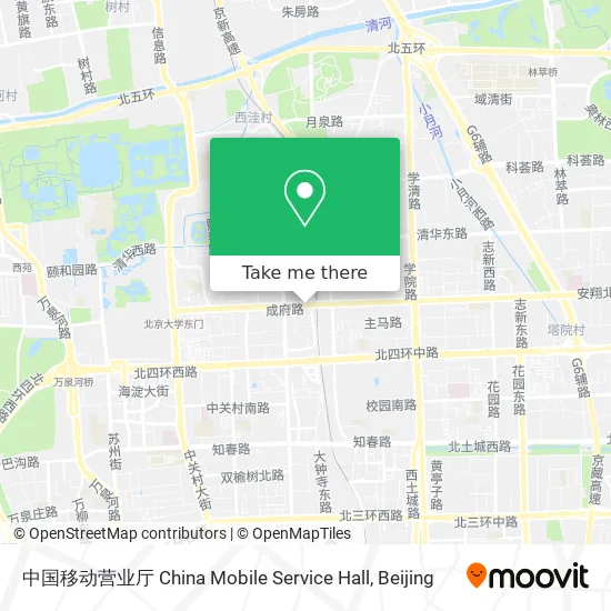中国移动营业厅 China Mobile Service Hall map