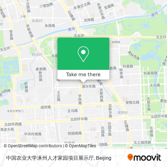 中国农业大学涿州人才家园项目展示厅 map