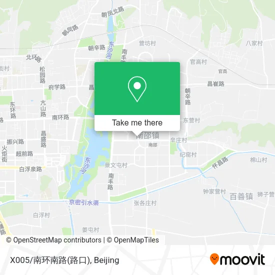 X005/南环南路(路口) map