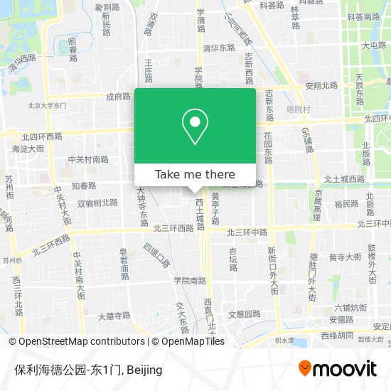 保利海德公园-东1门 map