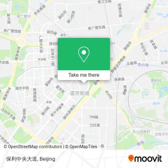 保利中央大道 map
