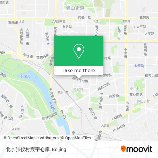 北京张仪村宸宇仓库 map