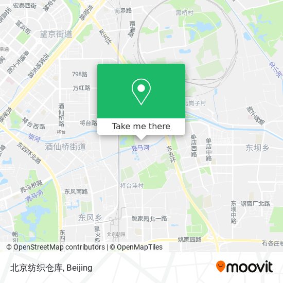 北京纺织仓库 map