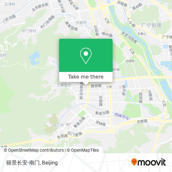 丽景长安-南门 map