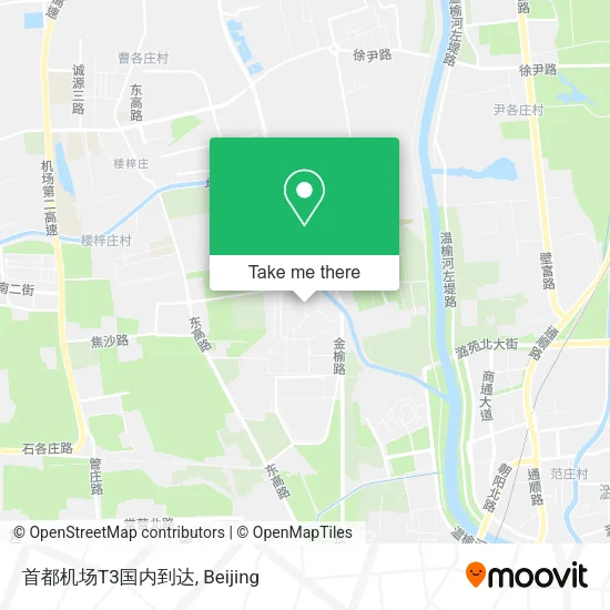 首都机场T3国内到达 map