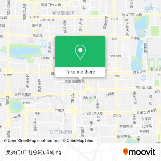 复兴门(广电总局) map