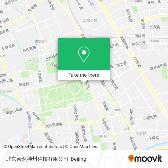 北京泰然神州科技有限公司 map