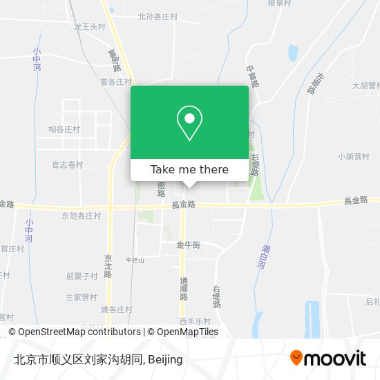 北京市顺义区刘家沟胡同 map
