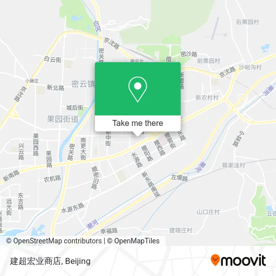 建超宏业商店 map