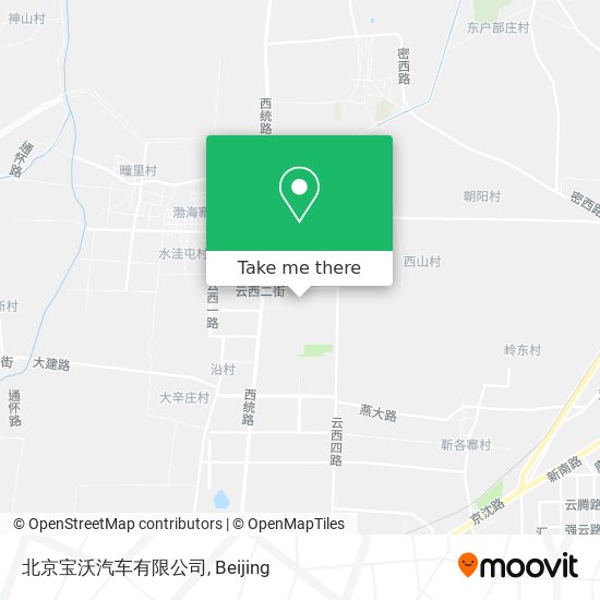 北京宝沃汽车有限公司 map