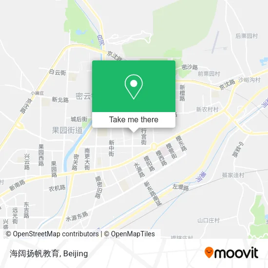 海阔扬帆教育 map