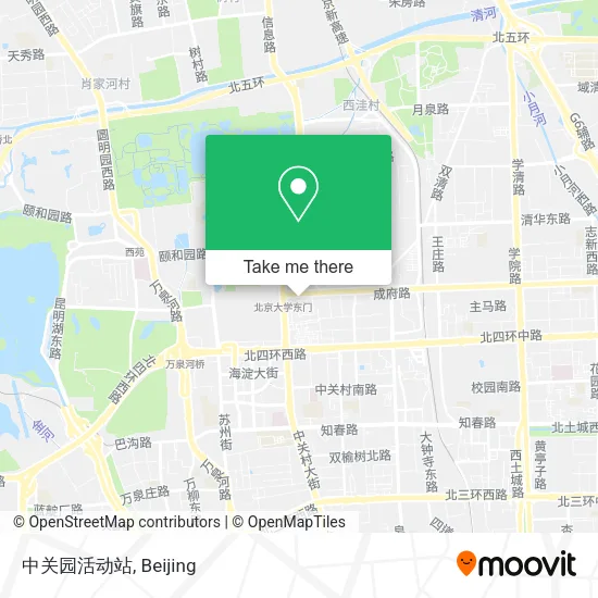中关园活动站 map