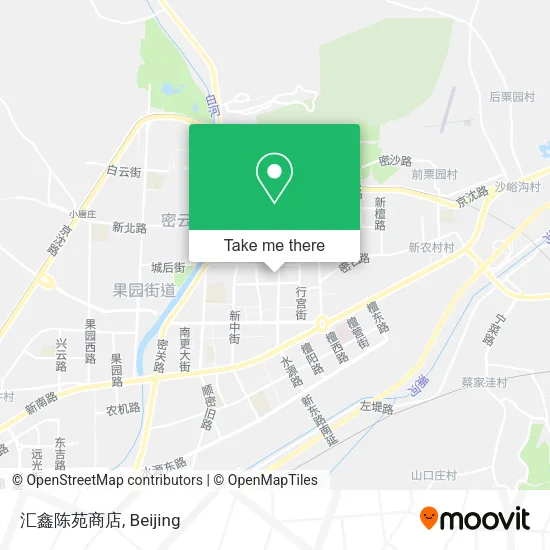 汇鑫陈苑商店 map