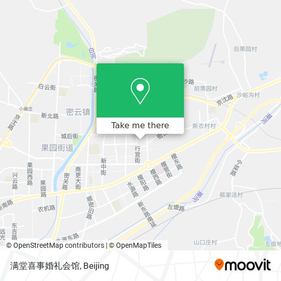 满堂喜事婚礼会馆 map