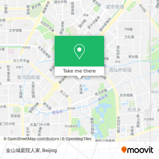 金山城庭院人家 map