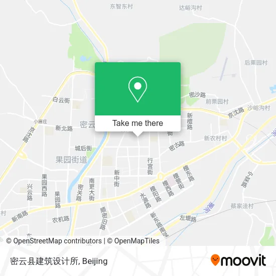 密云县建筑设计所 map