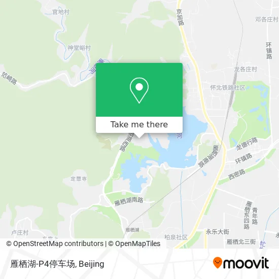 雁栖湖-P4停车场 map