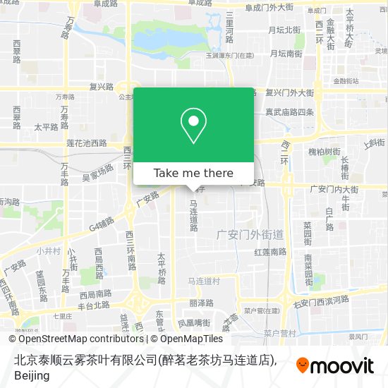 北京泰顺云雾茶叶有限公司(醉茗老茶坊马连道店) map