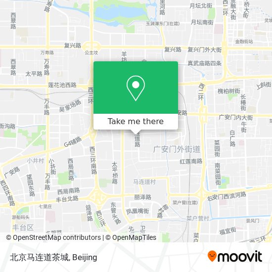 北京马连道茶城 map