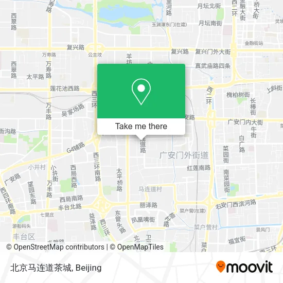 北京马连道茶城 map