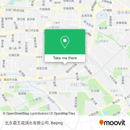 北京霸王花演出有限公司 map