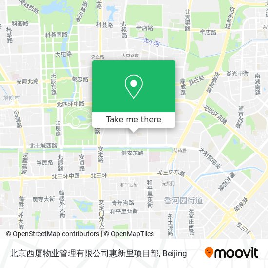 北京西厦物业管理有限公司惠新里项目部 map
