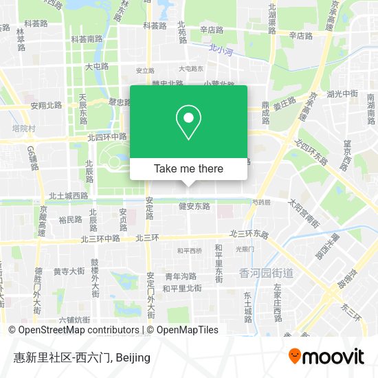 惠新里社区-西六门 map