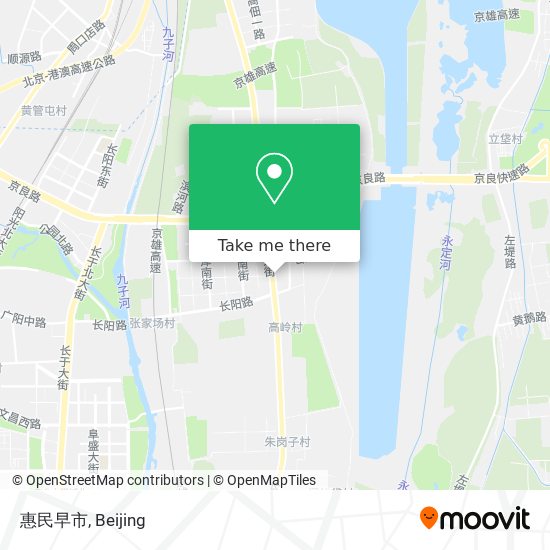 惠民早市 map