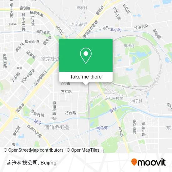蓝沧科技公司 map