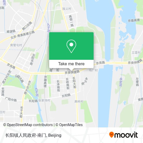 长阳镇人民政府-南门 map