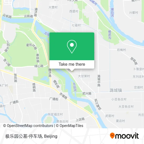 极乐园公墓-停车场 map